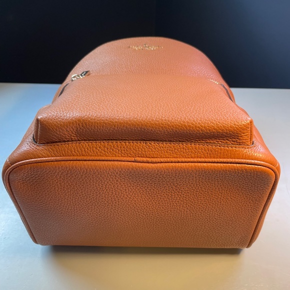 Kate Spade Lelia Medium Dome Leather Backpack - Brown